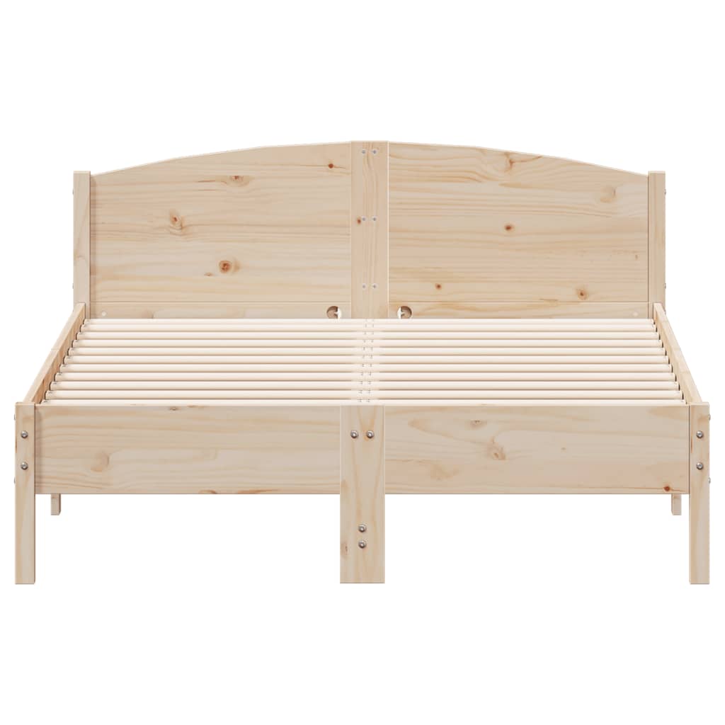 Bedframe zonder matras massief grenenhout 120x190 cm is nu te koop bij PeponiXL, paradijselijk wonen!