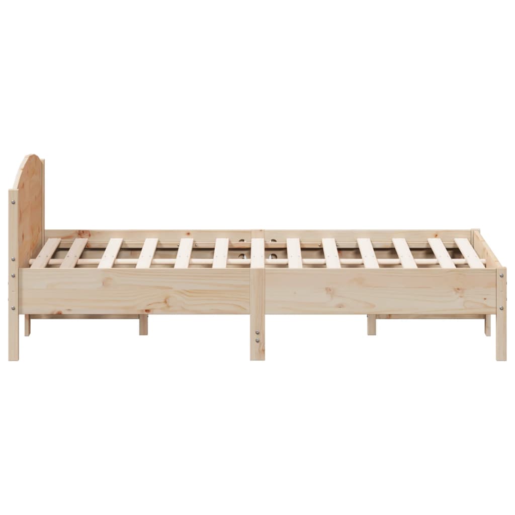 Bedframe zonder matras massief grenenhout 120x190 cm is nu te koop bij PeponiXL, paradijselijk wonen!
