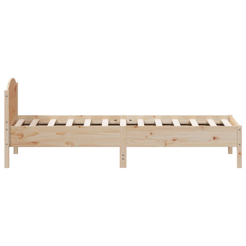 Bedframe zonder matras massief grenenhout 100x200 cm is nu te koop bij PeponiXL, paradijselijk wonen!
