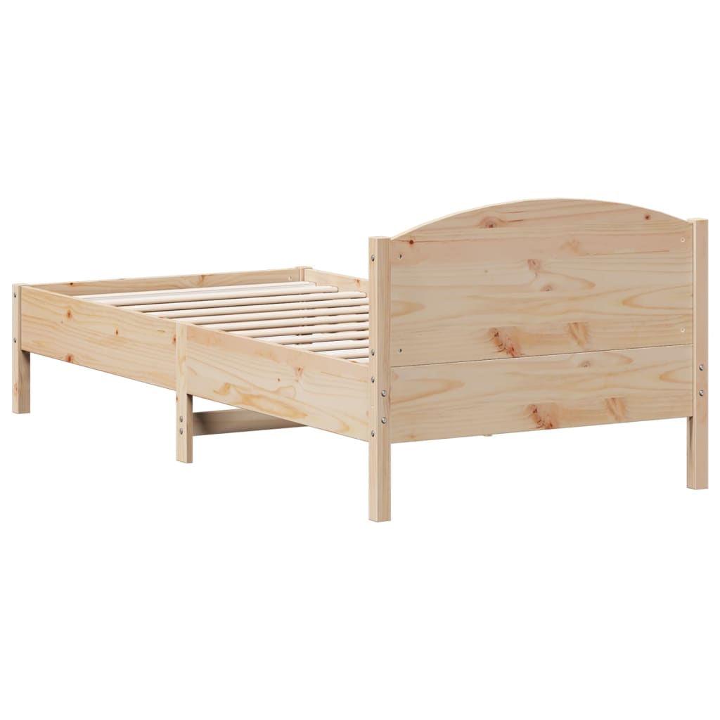 Bedframe zonder matras massief grenenhout 100x200 cm is nu te koop bij PeponiXL, paradijselijk wonen!