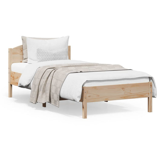 Bedframe zonder matras massief grenenhout 100x200 cm is nu te koop bij PeponiXL, paradijselijk wonen!